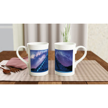 Load image into Gallery viewer, Maya Temple Mug - White 10oz Porcelain Slim Mug