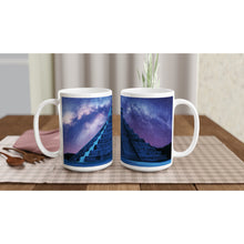 Load image into Gallery viewer, Maya Temple Mug - White 15oz Ceramic Mug