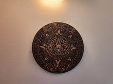 Load image into Gallery viewer, Wooden Aztec Calendar