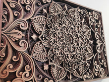 Load image into Gallery viewer, Large Mandala Wood Wall Art - Spiritual Gift