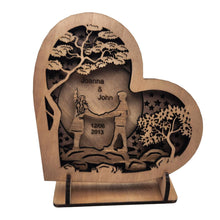 Load image into Gallery viewer, Eternal Love Engraved Heart Keepsake