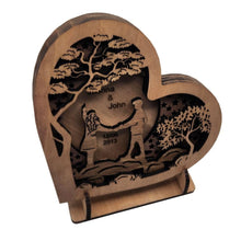 Load image into Gallery viewer, Eternal Love Engraved Heart Keepsake