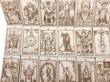 Load image into Gallery viewer, 22 Major Arcana Wooden Tarot Cards in Box
