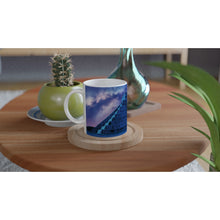 Load image into Gallery viewer, Maya Temple Mug - White 11oz Ceramic Mug