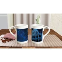 Load image into Gallery viewer, Colosseum Mug - White 10oz Porcelain Slim Mug