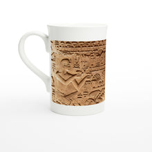 Load image into Gallery viewer, Pharaoh Mug - White 10oz Porcelain Slim Mug