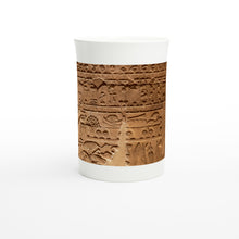 Load image into Gallery viewer, Pharaoh Mug - White 10oz Porcelain Slim Mug