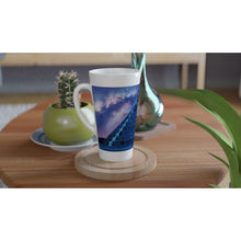 Load image into Gallery viewer, Maya Temple Mug - White Latte 17oz Ceramic Mug