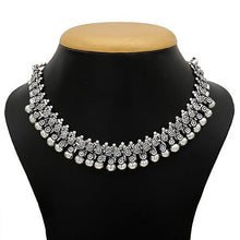 Load image into Gallery viewer, Women's Necklace and Earrings Set in German Silver Brass Alloy