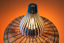 Load image into Gallery viewer, Volcano Wooden Table Light