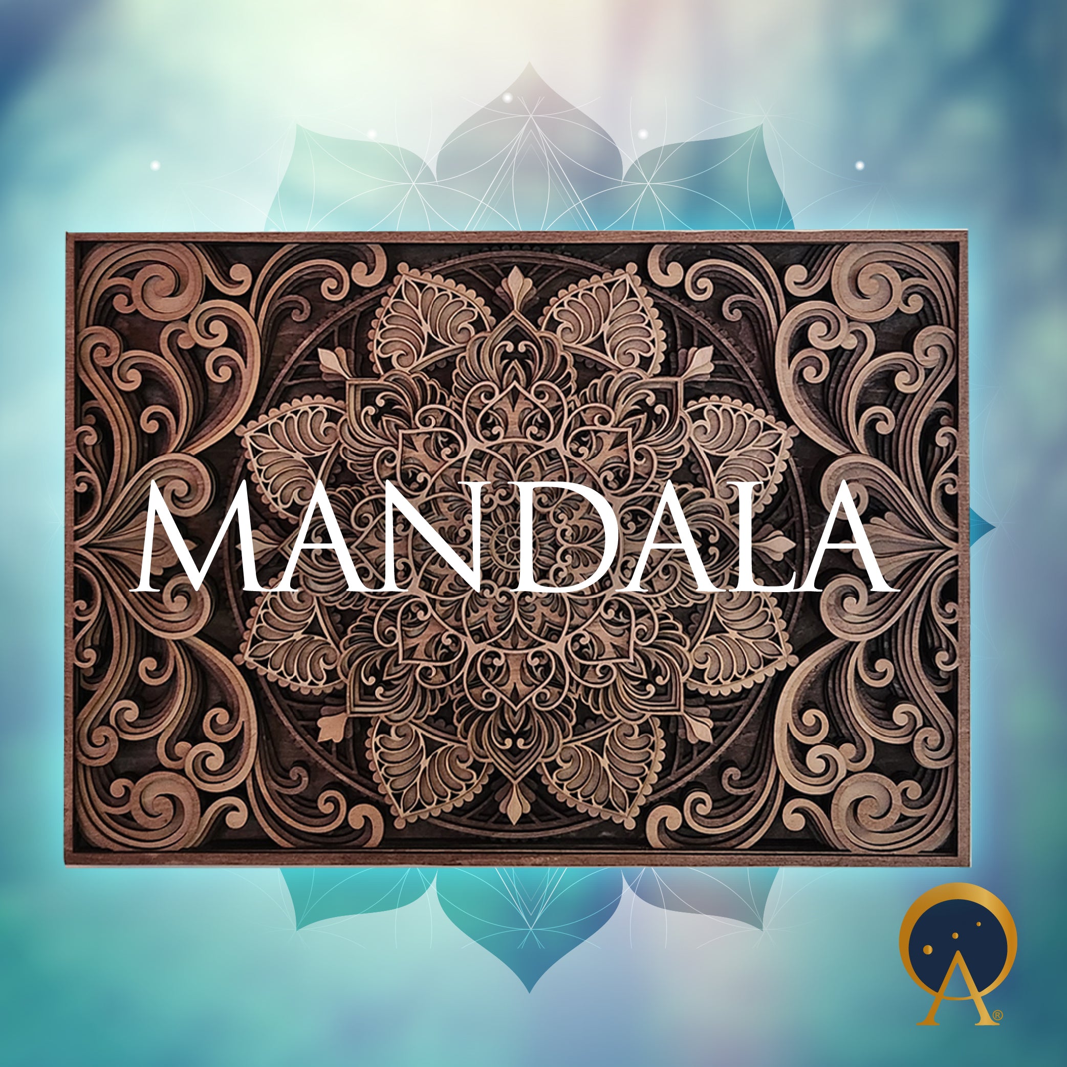 Large Mandala Wood Wall Art - Spiritual Gift