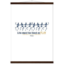 Load image into Gallery viewer, Ancient Origins Matte Paper Poster & Hanger - Live as Play Skeletons