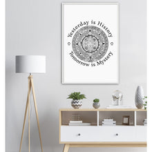 Load image into Gallery viewer, Ancient Origins Matte Paper Wooden Framed Poster - Aztec