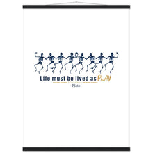 Load image into Gallery viewer, Ancient Origins Matte Paper Poster & Hanger - Live as Play Skeletons
