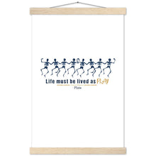 Load image into Gallery viewer, Ancient Origins Matte Paper Poster & Hanger - Live as Play Skeletons