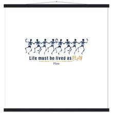 Load image into Gallery viewer, Ancient Origins Matte Paper Poster & Hanger - Live as Play Skeletons