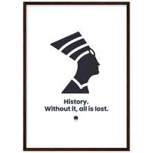 Load image into Gallery viewer, Ancient Origins Matte Paper Wooden Framed Poster - Egypt Quote