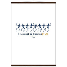 Load image into Gallery viewer, Ancient Origins Matte Paper Poster & Hanger - Live as Play Skeletons