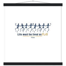 Load image into Gallery viewer, Ancient Origins Matte Paper Poster & Hanger - Live as Play Skeletons