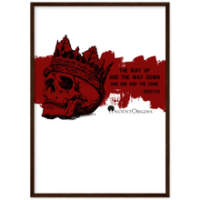 Load image into Gallery viewer, Ancient Origins Matte Paper Wooden Framed Poster - Hearclitus Quote