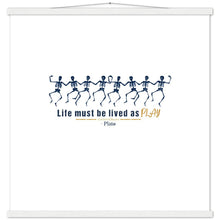 Load image into Gallery viewer, Ancient Origins Matte Paper Poster & Hanger - Live as Play Skeletons