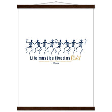 Load image into Gallery viewer, Ancient Origins Matte Paper Poster & Hanger - Live as Play Skeletons