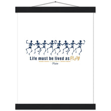 Load image into Gallery viewer, Ancient Origins Matte Paper Poster & Hanger - Live as Play Skeletons