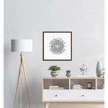 Load image into Gallery viewer, Ancient Origins Matte Paper Wooden Framed Poster - Aztec