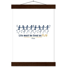 Load image into Gallery viewer, Ancient Origins Matte Paper Poster & Hanger - Live as Play Skeletons