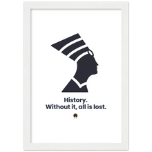 Load image into Gallery viewer, Ancient Origins Matte Paper Wooden Framed Poster - Egypt Quote