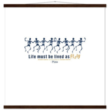 Load image into Gallery viewer, Ancient Origins Matte Paper Poster & Hanger - Live as Play Skeletons