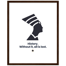Load image into Gallery viewer, Ancient Origins Matte Paper Wooden Framed Poster - Egypt Quote
