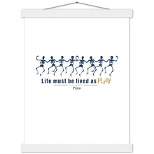 Load image into Gallery viewer, Ancient Origins Matte Paper Poster & Hanger - Live as Play Skeletons