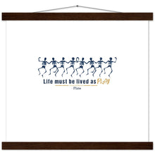 Load image into Gallery viewer, Ancient Origins Matte Paper Poster & Hanger - Live as Play Skeletons