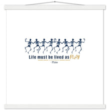 Load image into Gallery viewer, Ancient Origins Matte Paper Poster & Hanger - Live as Play Skeletons