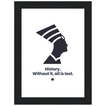 Load image into Gallery viewer, Ancient Origins Matte Paper Wooden Framed Poster - Egypt Quote