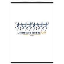 Load image into Gallery viewer, Ancient Origins Matte Paper Poster & Hanger - Live as Play Skeletons