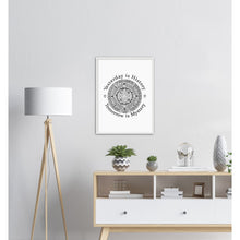 Load image into Gallery viewer, Ancient Origins Matte Paper Wooden Framed Poster - Aztec