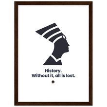 Load image into Gallery viewer, Ancient Origins Matte Paper Wooden Framed Poster - Egypt Quote