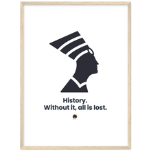 Load image into Gallery viewer, Ancient Origins Matte Paper Wooden Framed Poster - Egypt Quote