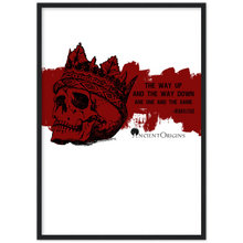 Load image into Gallery viewer, Ancient Origins Matte Paper Wooden Framed Poster - Hearclitus Quote