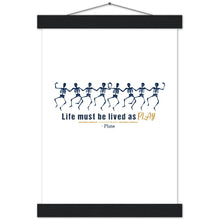 Load image into Gallery viewer, Ancient Origins Matte Paper Poster & Hanger - Live as Play Skeletons