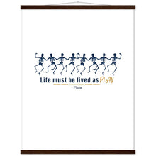 Load image into Gallery viewer, Ancient Origins Matte Paper Poster & Hanger - Live as Play Skeletons