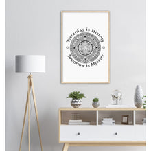 Load image into Gallery viewer, Ancient Origins Matte Paper Wooden Framed Poster - Aztec