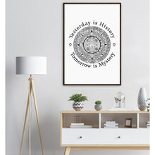 Load image into Gallery viewer, Ancient Origins Matte Paper Wooden Framed Poster - Aztec
