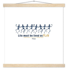 Load image into Gallery viewer, Ancient Origins Matte Paper Poster & Hanger - Live as Play Skeletons