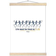 Load image into Gallery viewer, Ancient Origins Matte Paper Poster & Hanger - Live as Play Skeletons