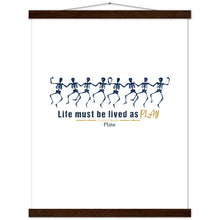 Load image into Gallery viewer, Ancient Origins Matte Paper Poster & Hanger - Live as Play Skeletons