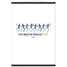 Load image into Gallery viewer, Ancient Origins Matte Paper Poster & Hanger - Live as Play Skeletons