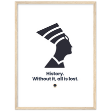 Load image into Gallery viewer, Ancient Origins Matte Paper Wooden Framed Poster - Egypt Quote